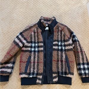 Burberry Black and Cream Jacket